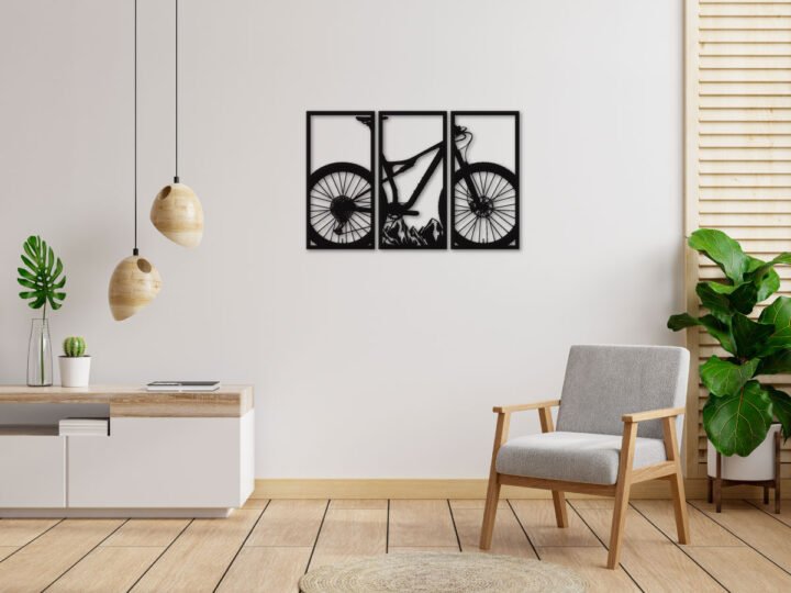 Living room modern tablou mountain bike