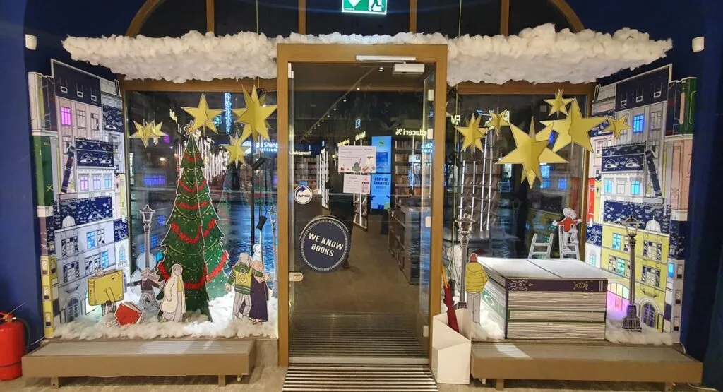 Vitrine animate decorațiune de craciun