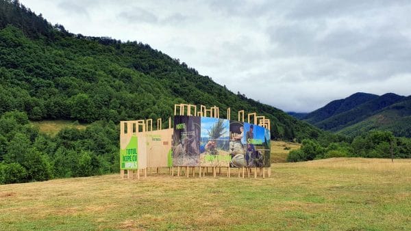 Instalație interactivă din lemn Atelier FORME la Făgăraș Fest 2025