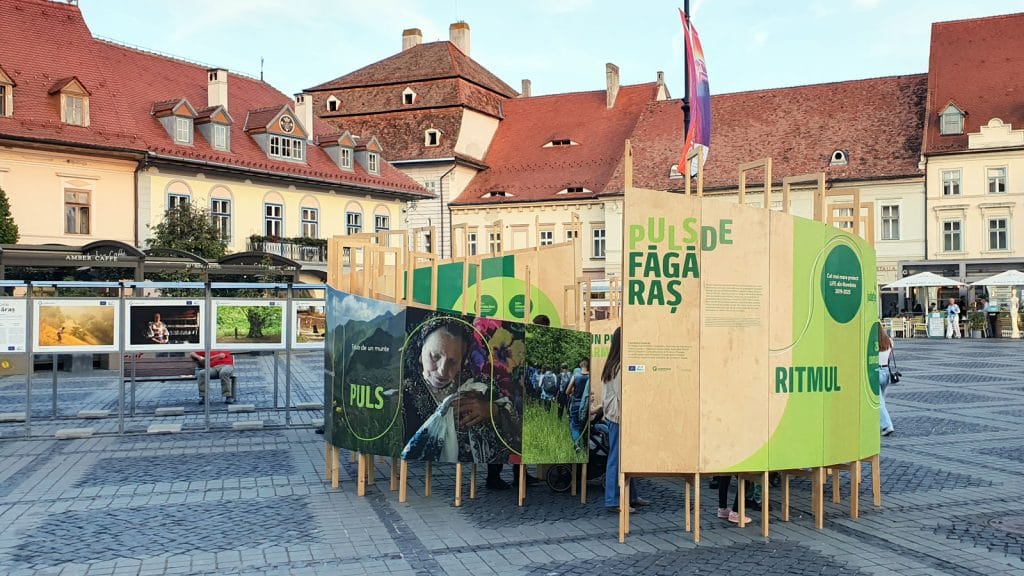 Stand expozițional Atelier FORME la Târgul de Ecoturism Sibiu