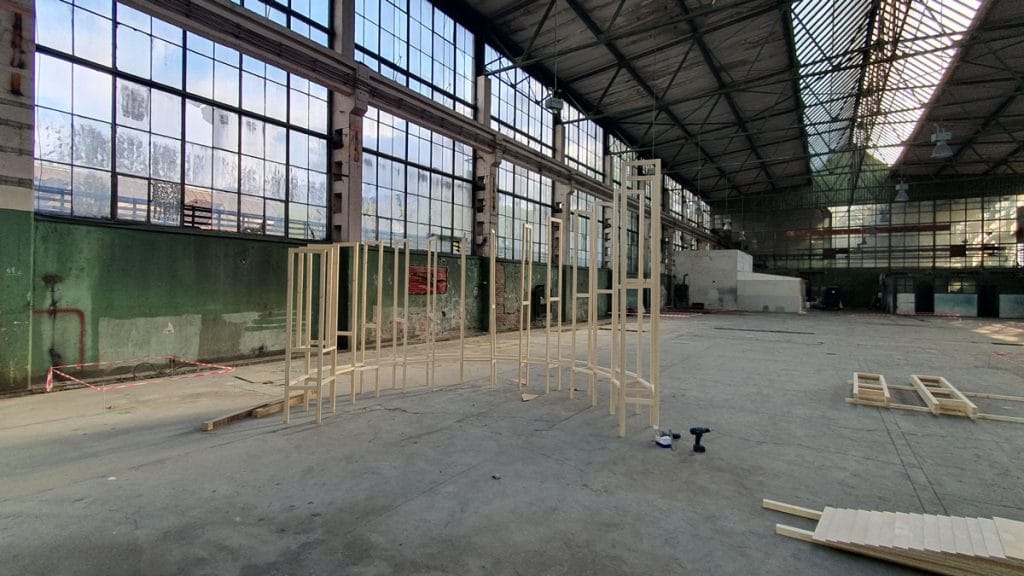 Montare schelet instalatie