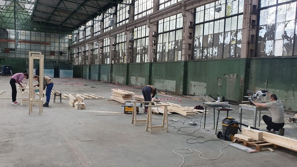 Prelucrare elemente din lemn la Atelier FORME